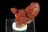 Natural, Red Quartz Crystal Cluster - Morocco #158437-2